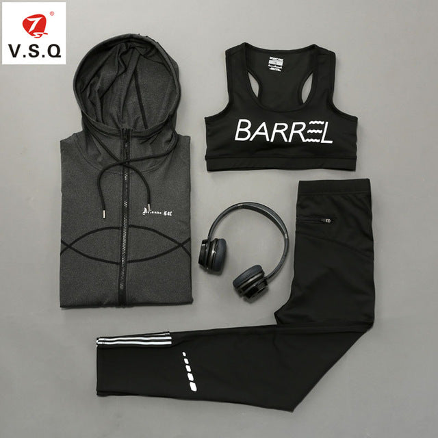 Black/Grey Workout Set